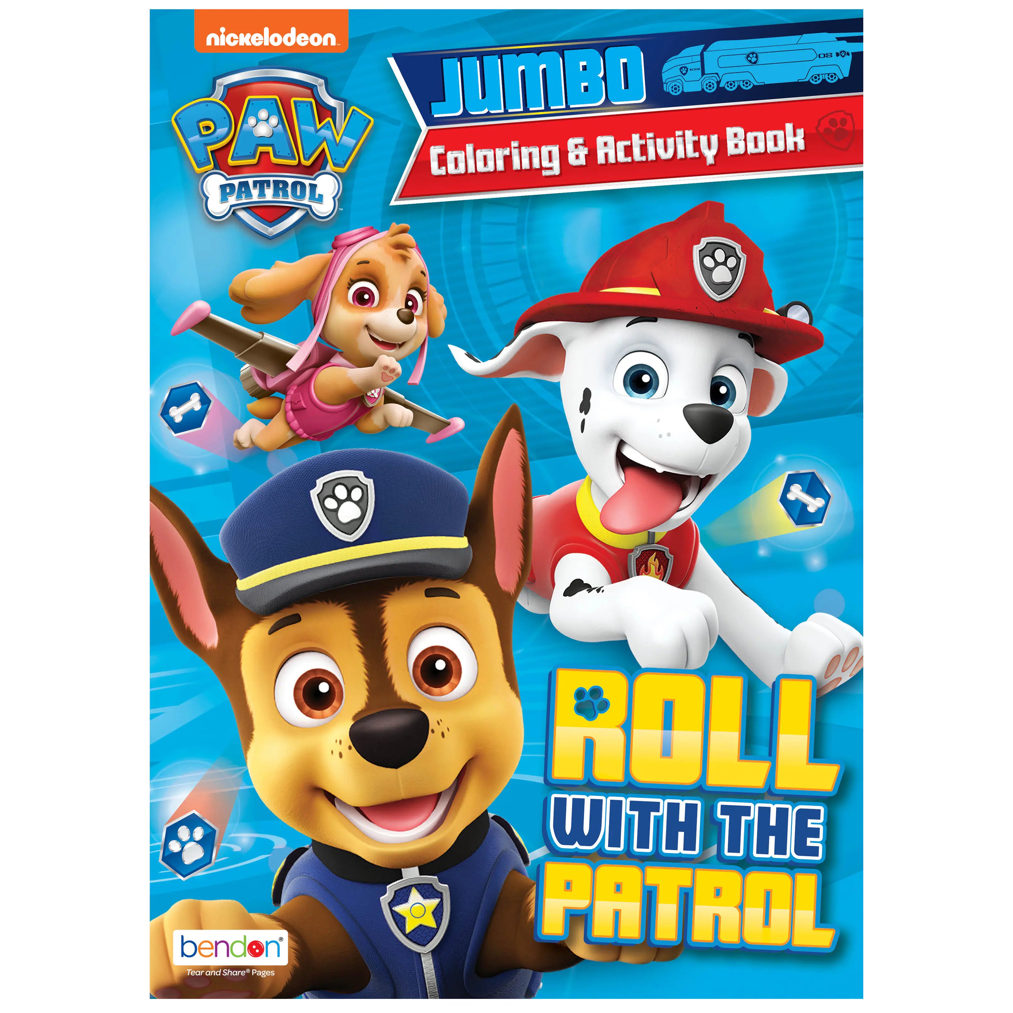 PAW Patrol Jumbo Coloring & Activity Book Runnin' Wild Kids