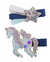 Great Pretenders Boutique Navy Unicorn or Star Hairclips (One per order)