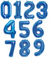 Number Balloons 34"- Blue