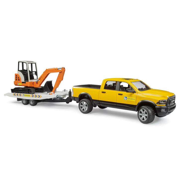 Bruder RAM Rental Service with Mini Excavator