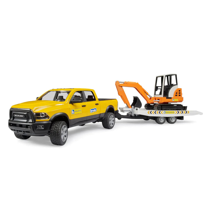 Bruder RAM Rental Service with Mini Excavator