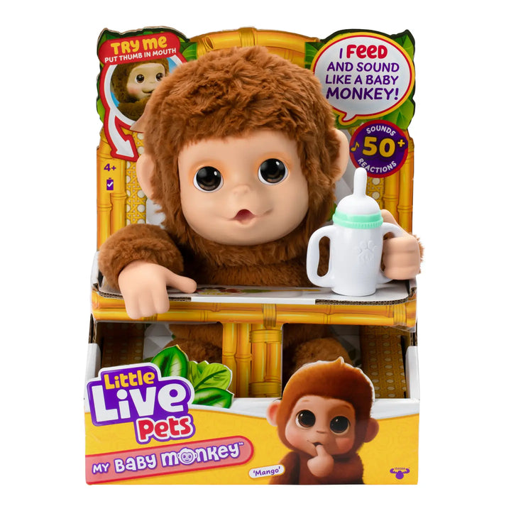 Little Live Pet My Baby Monkey Plush