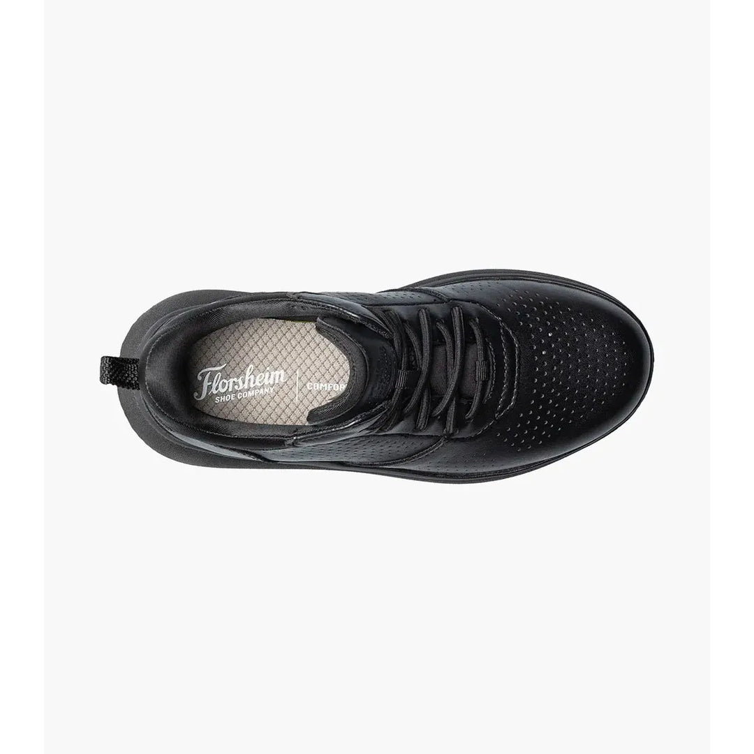 Florsheim Fleet Perf Toe Elastic Lace Sneaker Jr. (Little Kid/Big Kid)