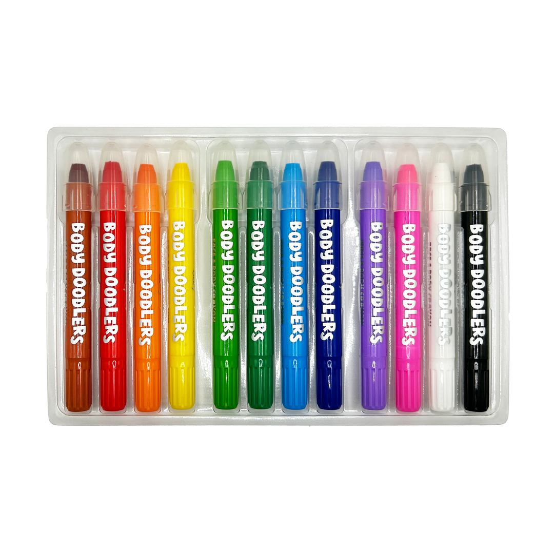 OOLY Body Doodlers Face &amp; Body Crayons - Set of 12