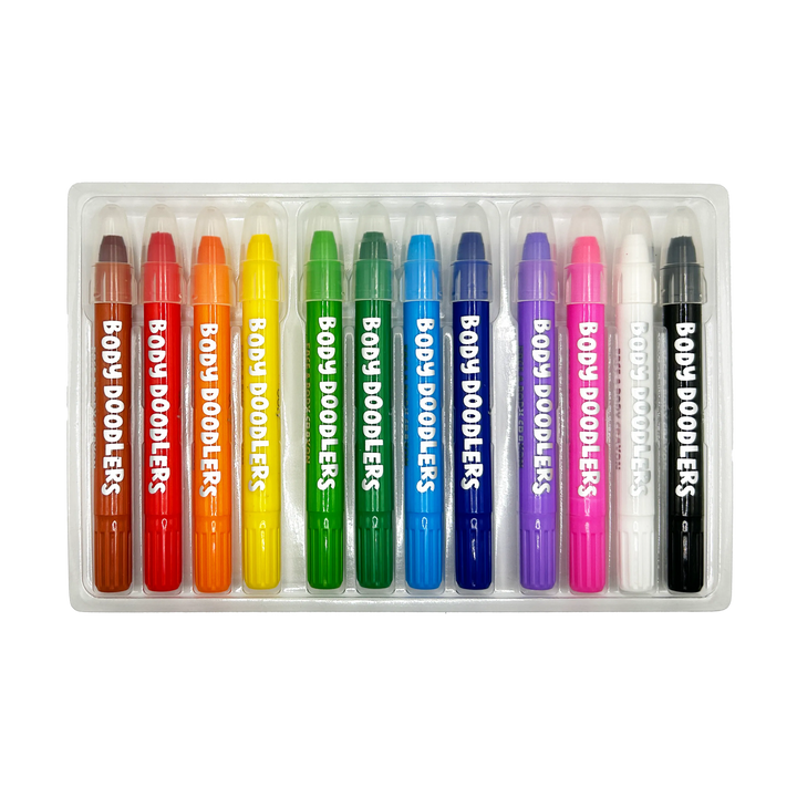 OOLY Body Doodlers Face &amp; Body Crayons - Set of 12