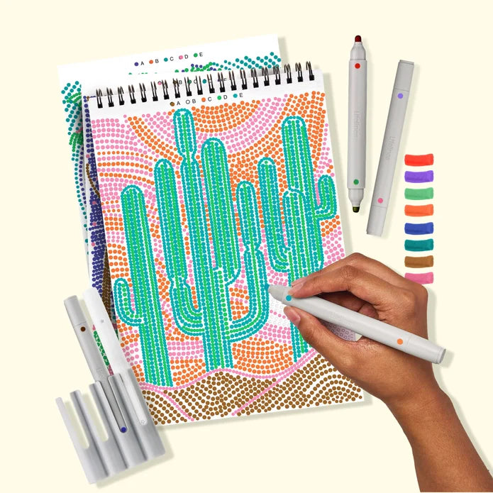 Lifelines FlowArt Dot-By-Letter Landscapes Guided Art Meditations