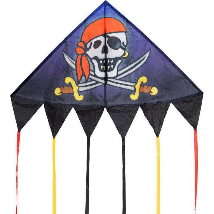 Single Line Kites | Delta Jolly Roger Pirate & Tie Dye (140cm)