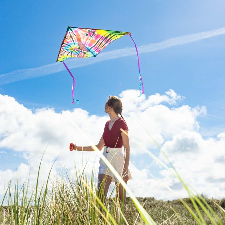 Single Line Kites | Delta Jolly Roger Pirate & Tie Dye (140cm)