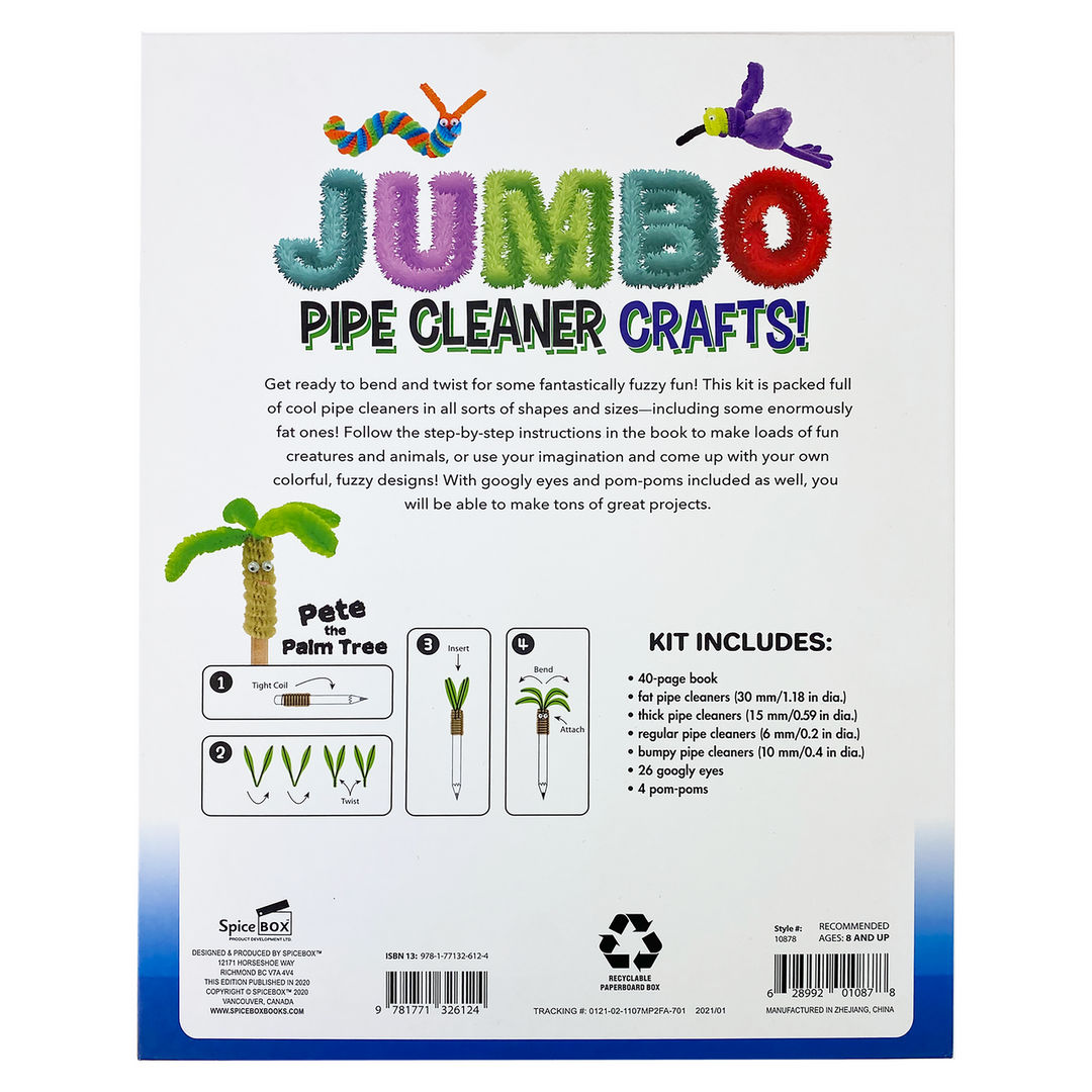 Spicebox Make &amp; Play Jumbo Pipe Cleaner Crafts
