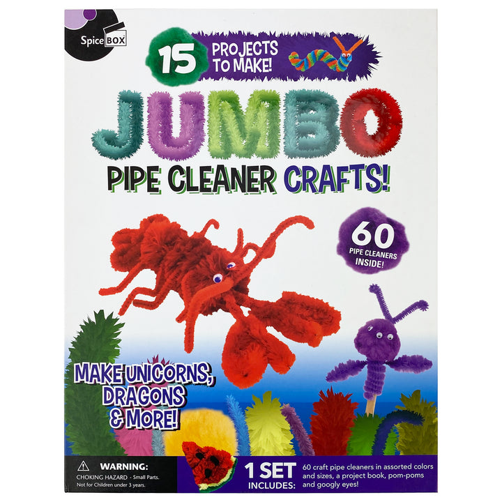 Spicebox Make &amp; Play Jumbo Pipe Cleaner Crafts