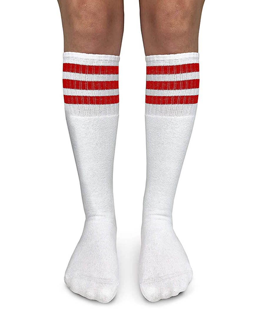 Jefferies Socks Stripe Knee High Tube Socks 1 Pair