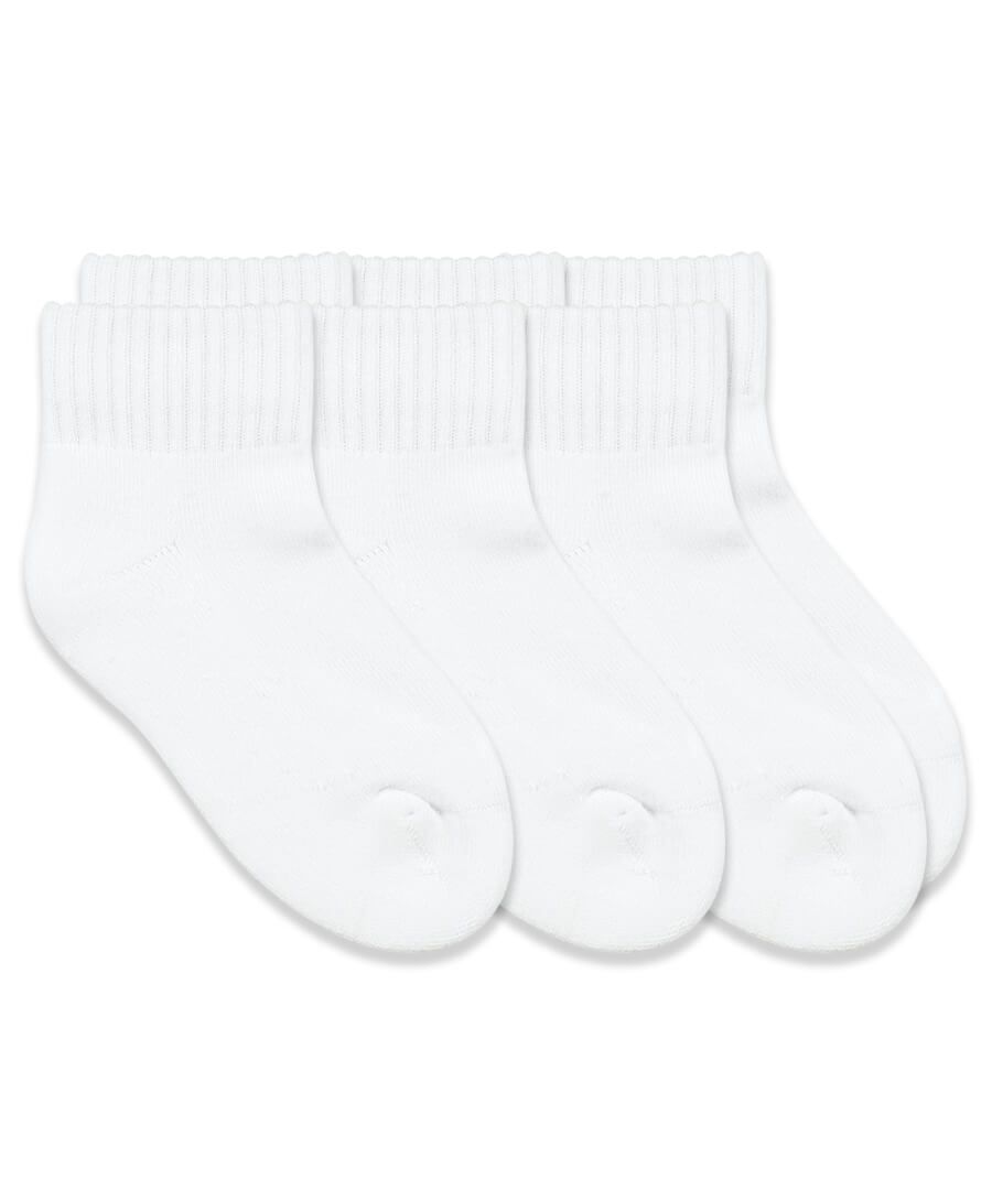 Jefferies Socks Smooth Toe Sport Quarter Non-Cushion Socks 3 Pair Pack