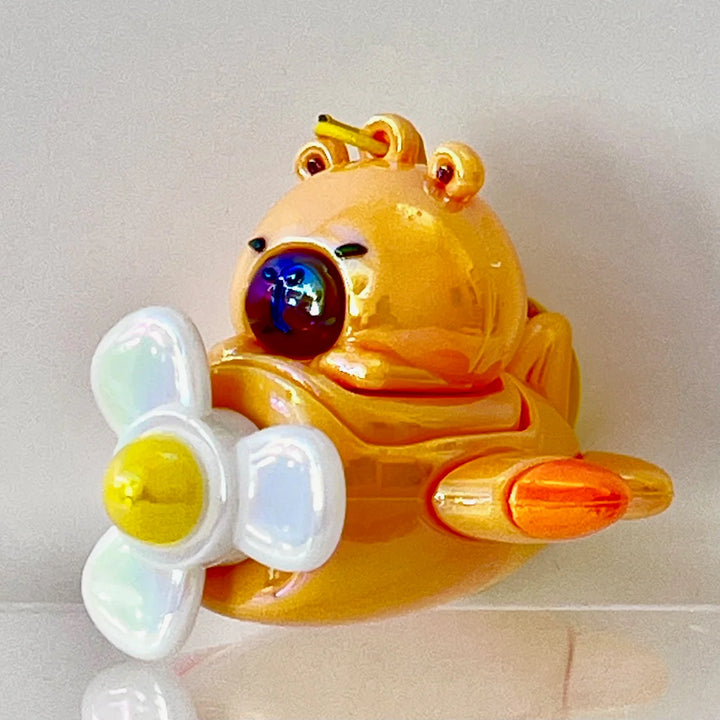 Capybara Ace Airplane Key Charm