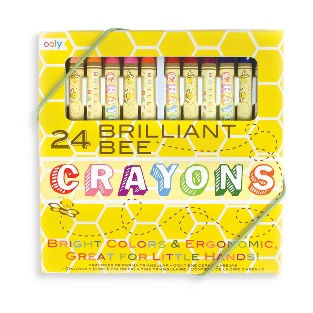 OOLY Brilliant Bee Crayons (set 24)