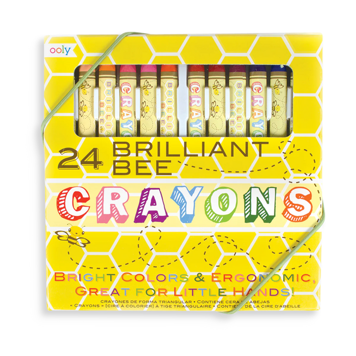 OOLY Brilliant Bee Crayons (set 24)