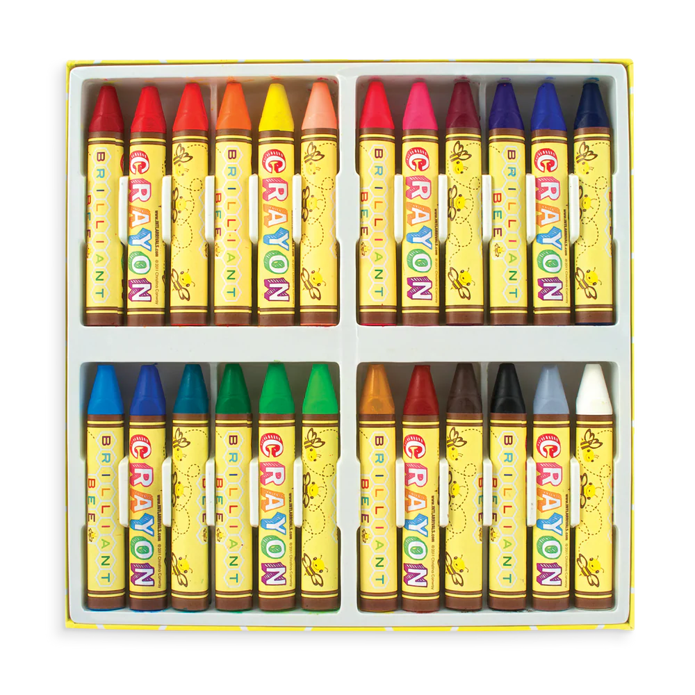 OOLY Brilliant Bee Crayons (set 24)