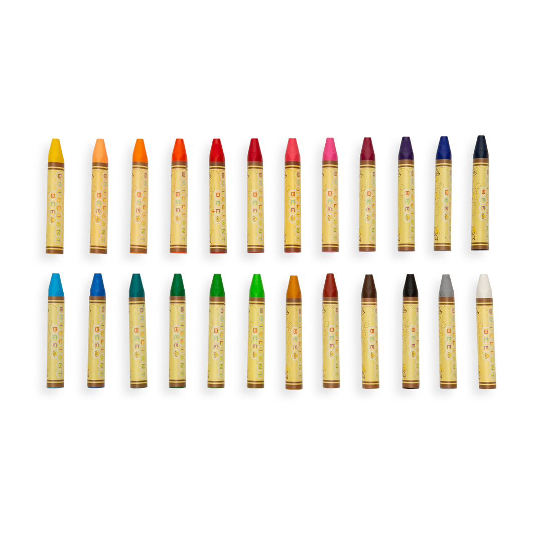 OOLY Brilliant Bee Crayons (set 24)