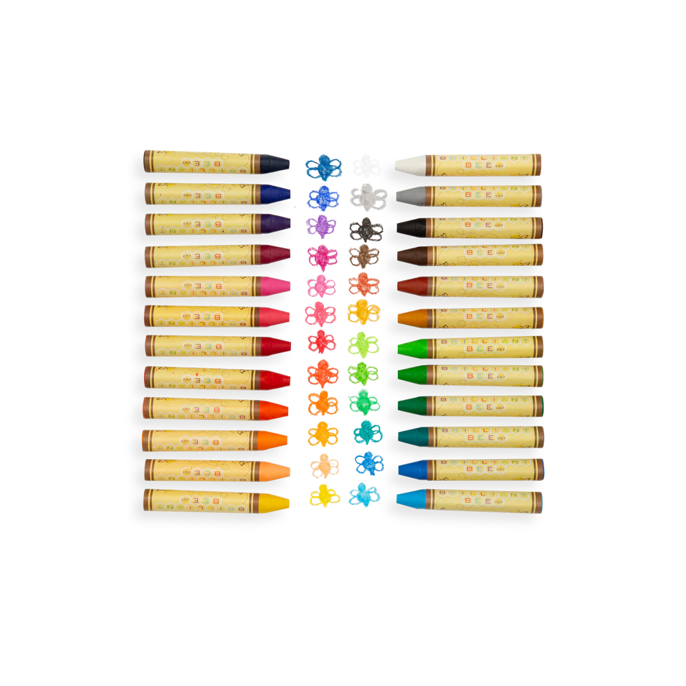 OOLY Brilliant Bee Crayons (set 24)