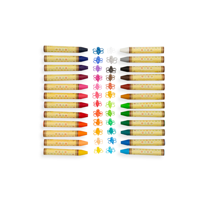 OOLY Brilliant Bee Crayons (set 24)