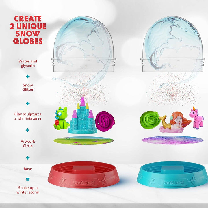 Dan&Darci Make Your Own Mermaid Snow Globes