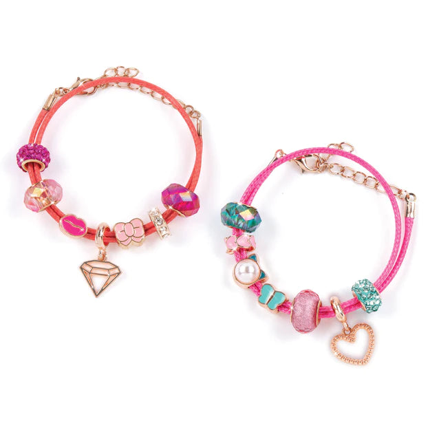 Make It Real Halo Charm Bracelets Mini Box - Pretty in Pink