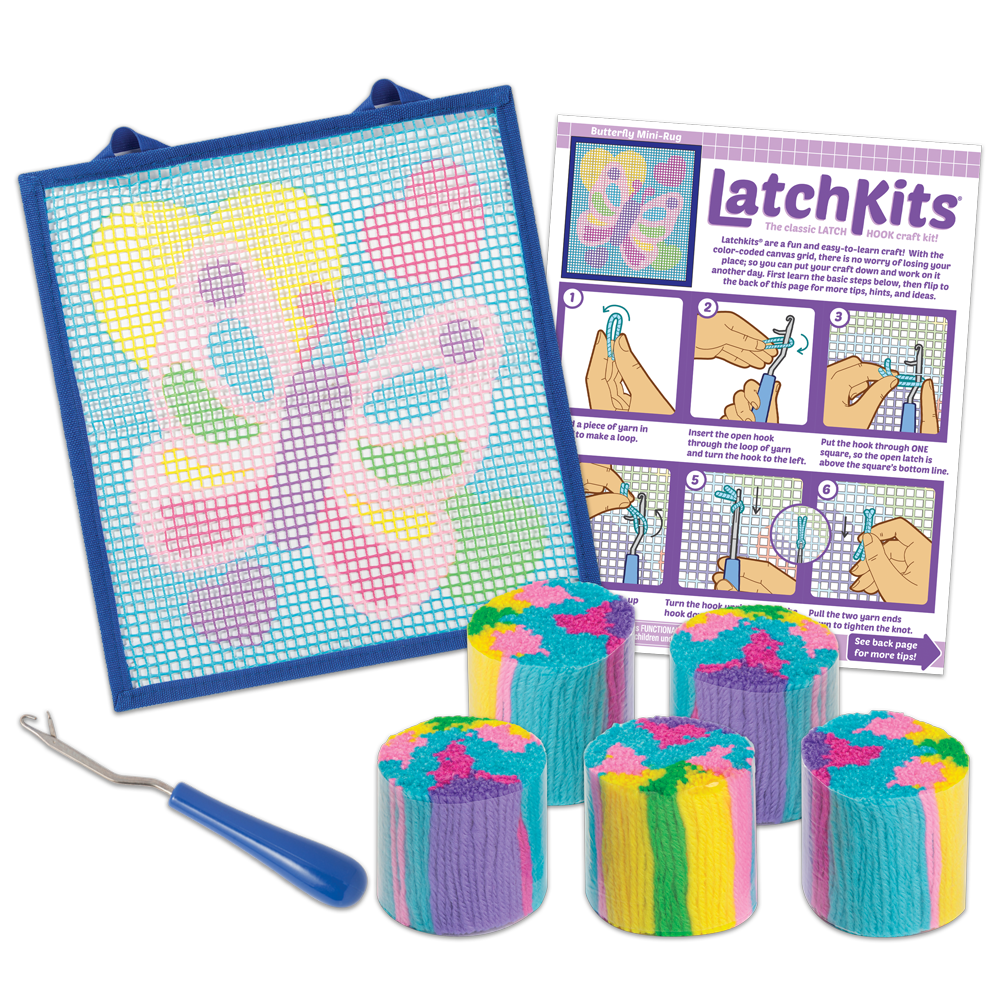 LatchKits Latch Hook Craft Kits (Assorted)