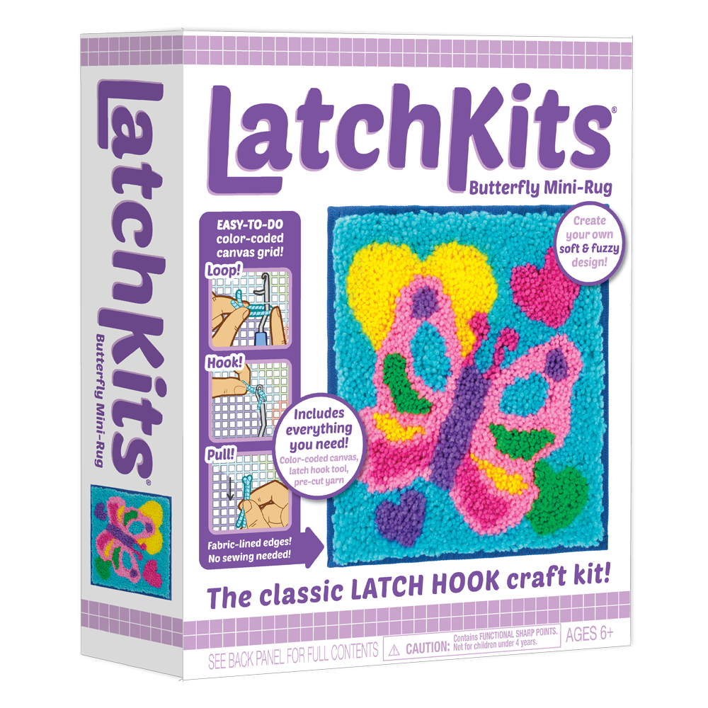 LatchKits Latch Hook Craft Kits (Assorted)