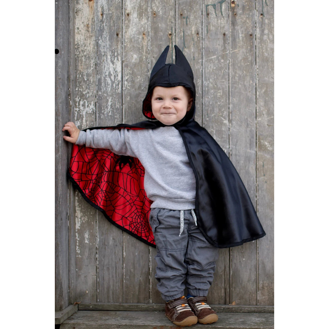 Great Pretender Baby Reversible Spider Bat Cape (Ages 2-3T)