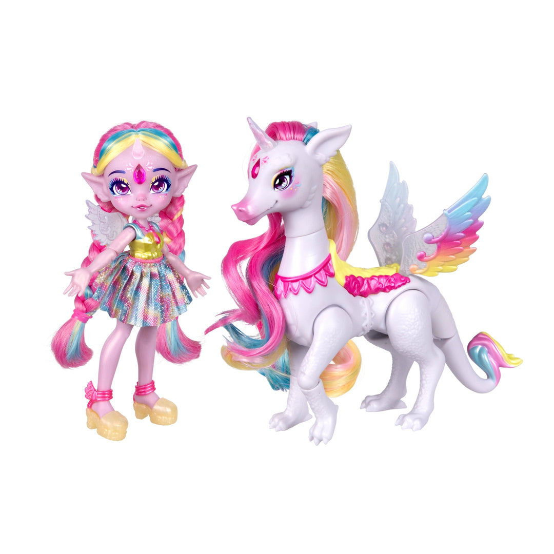 Magic Mixies Pixlings Doll & Unicorn – Shimmerverse Series
