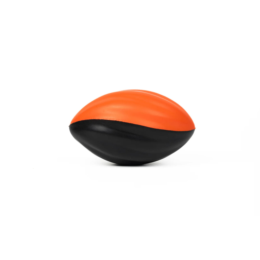 Black and orange football 
