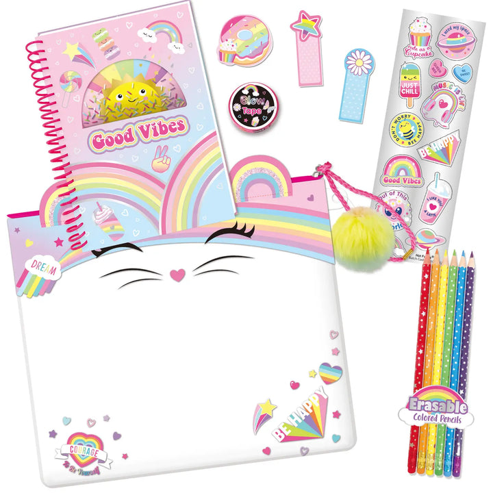 Hot Focus Rainbow Coloring Journal