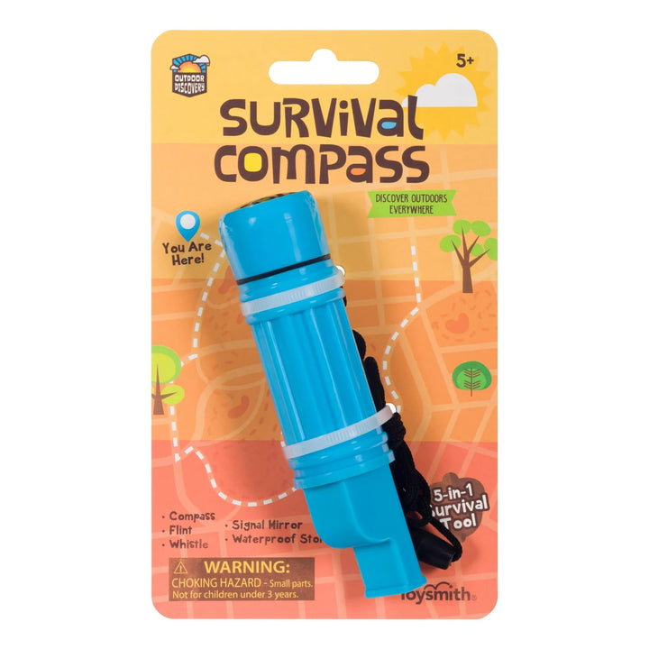 Toysmith Outdoor Discovery Survival Compass - Random Color
