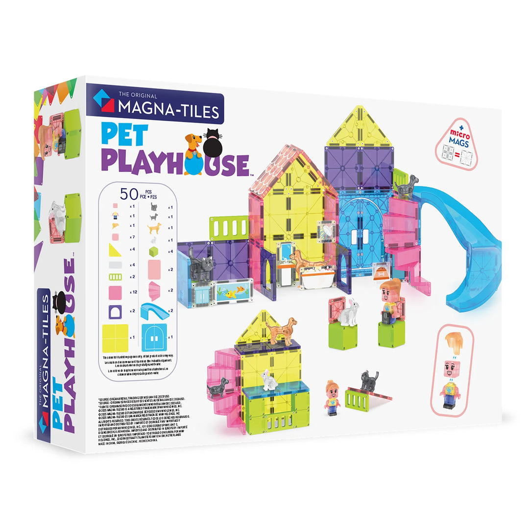 Magna-Tiles Pet Playhouse 50-Piece Set