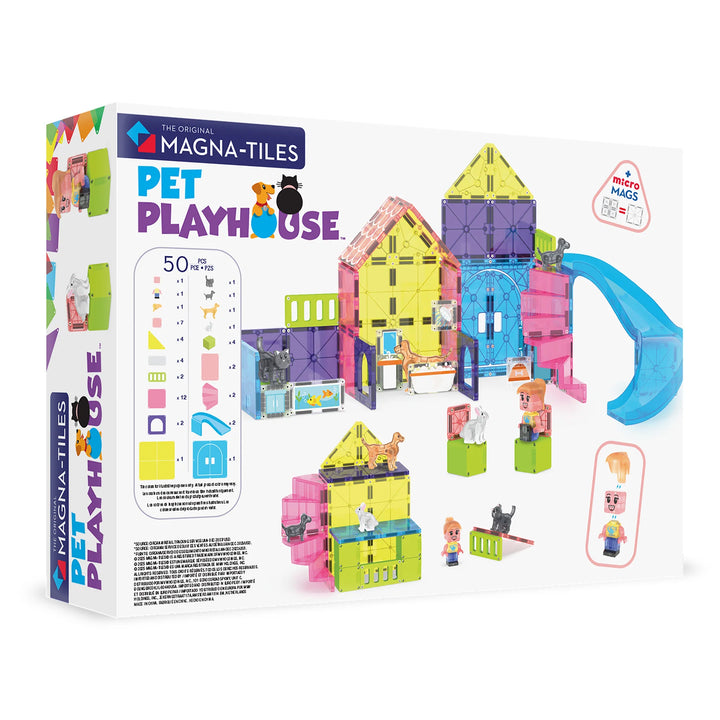 Magna-Tiles Pet Playhouse 50-Piece Set