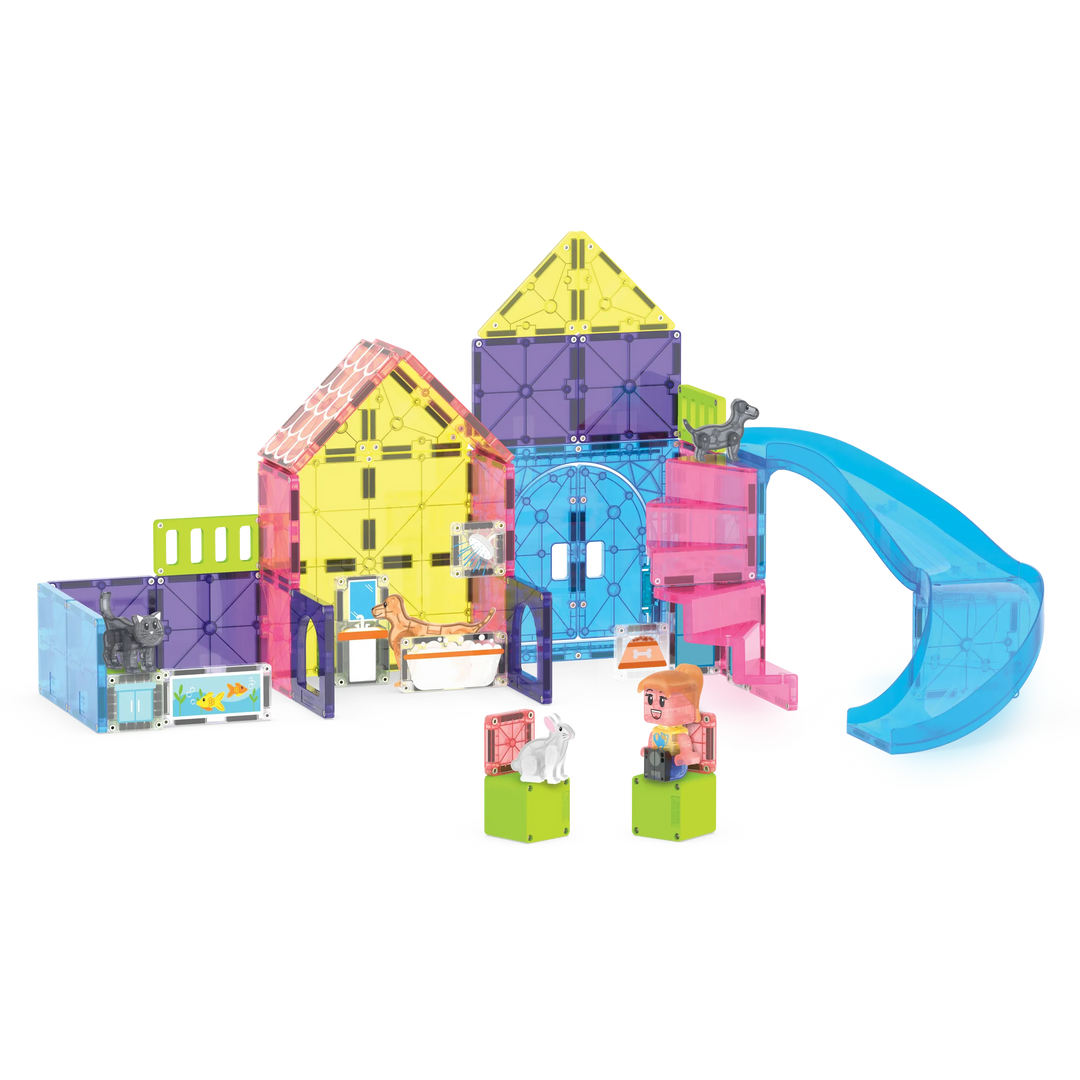 Magna-Tiles Pet Playhouse 50-Piece Set