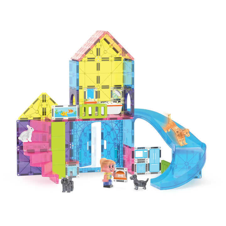 Magna-Tiles Pet Playhouse 50-Piece Set