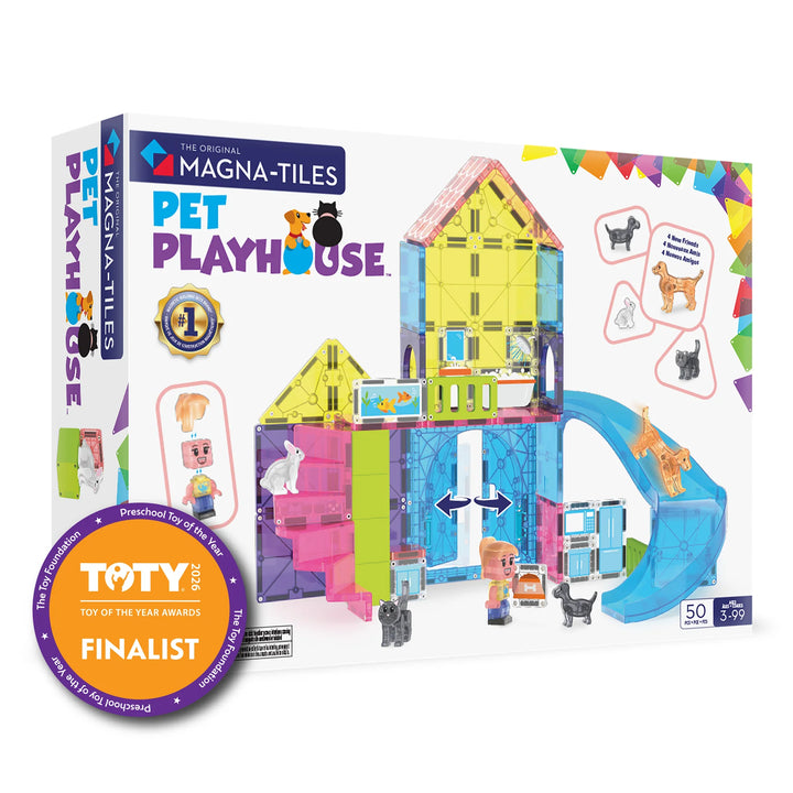 Magna-Tiles Pet Playhouse 50-Piece Set