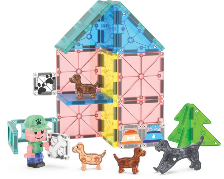 Magna-Tiles Puppy Park™ 27 Piece Set