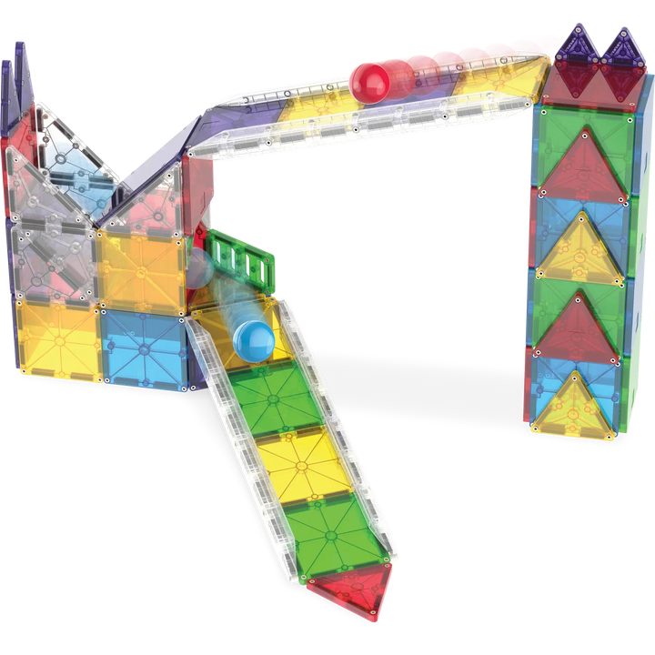 Magna-Tiles Rail Racers Deluxe 90-Piece Set