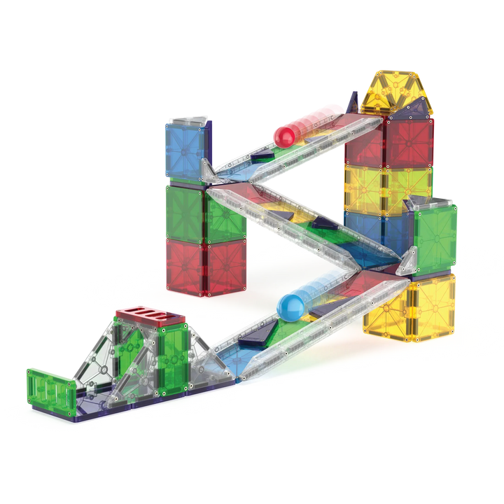 Magna-Tiles Rail Racers Deluxe 90-Piece Set
