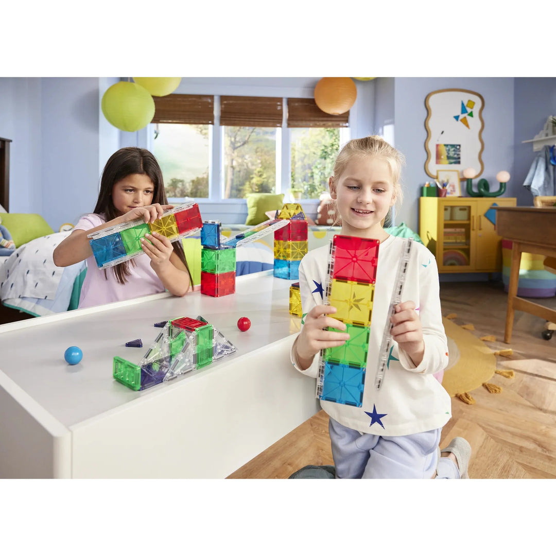 Magna-Tiles Rail Racers Deluxe 90-Piece Set