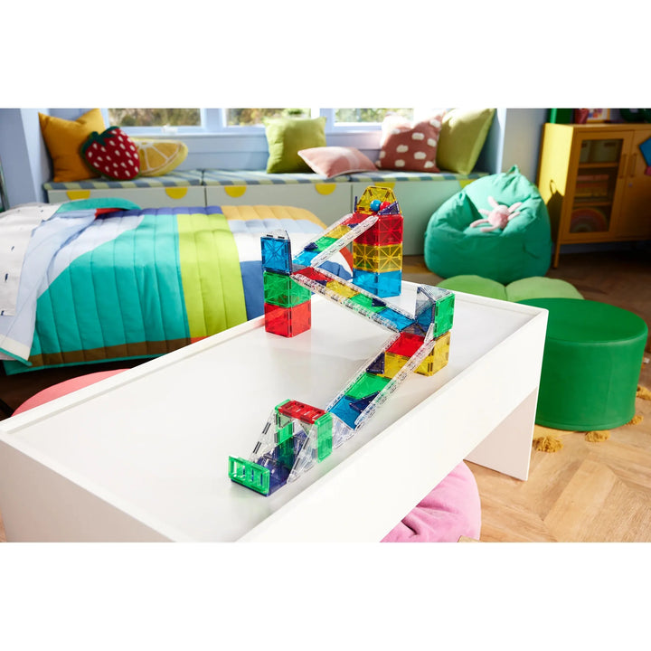 Magna-Tiles Rail Racers Deluxe 90-Piece Set