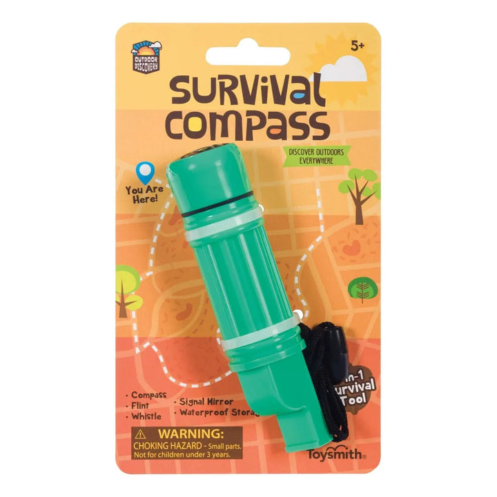 Toysmith Outdoor Discovery Survival Compass - Random Color