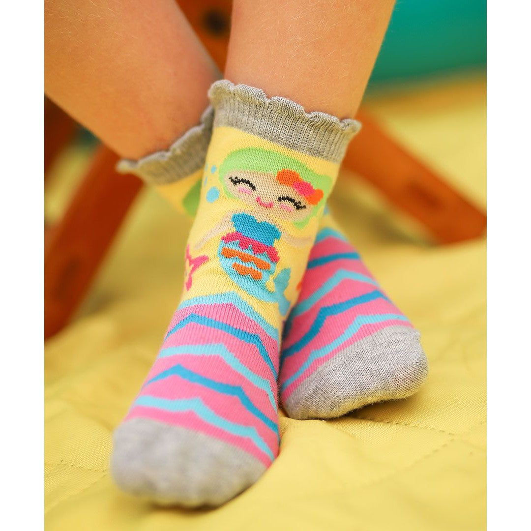 Jefferies Socks Mermaid Crew Socks 6 Pair Pack