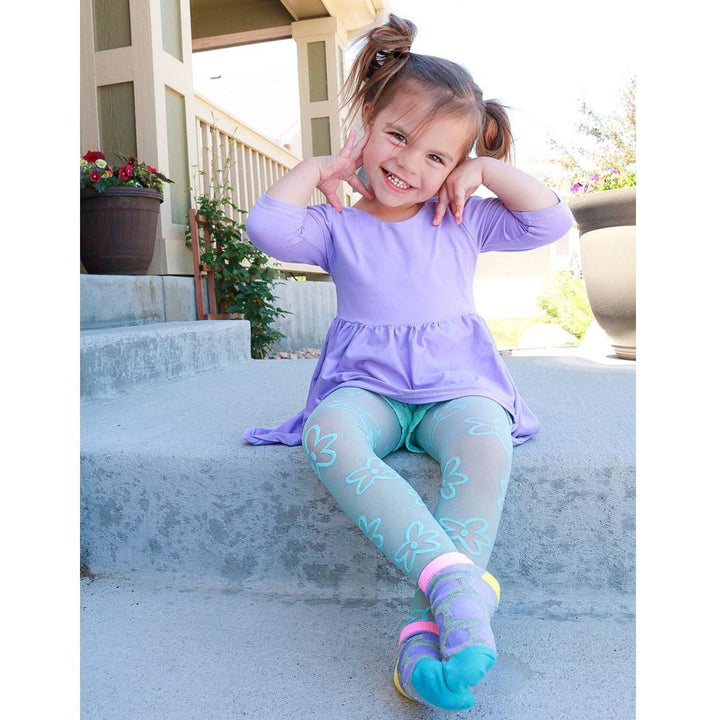 Jefferies Girls’ Polka Dot & Stripe Low-Cut Socks – 6 Pair Pack