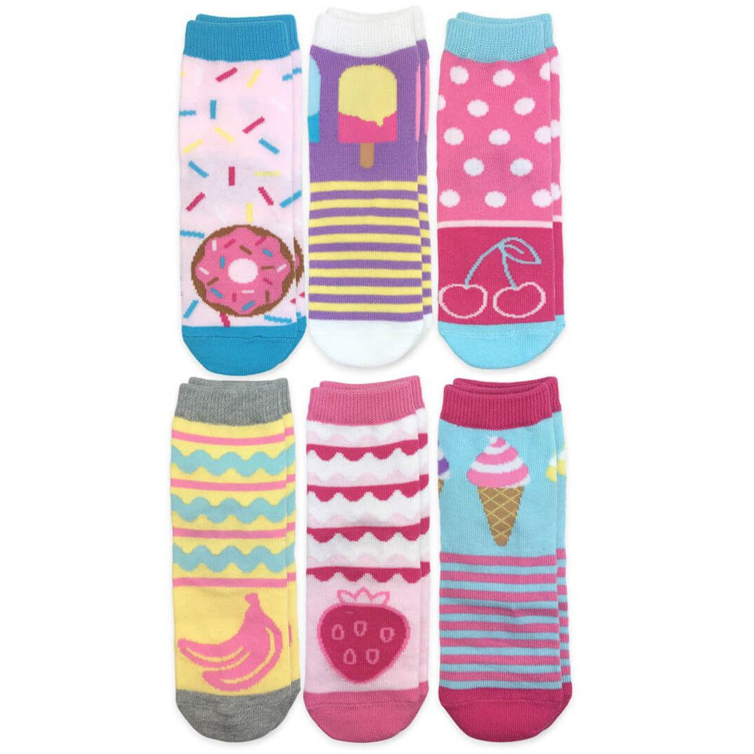 Jefferies Socks Sweet Treats Crew 6 Pack Socks