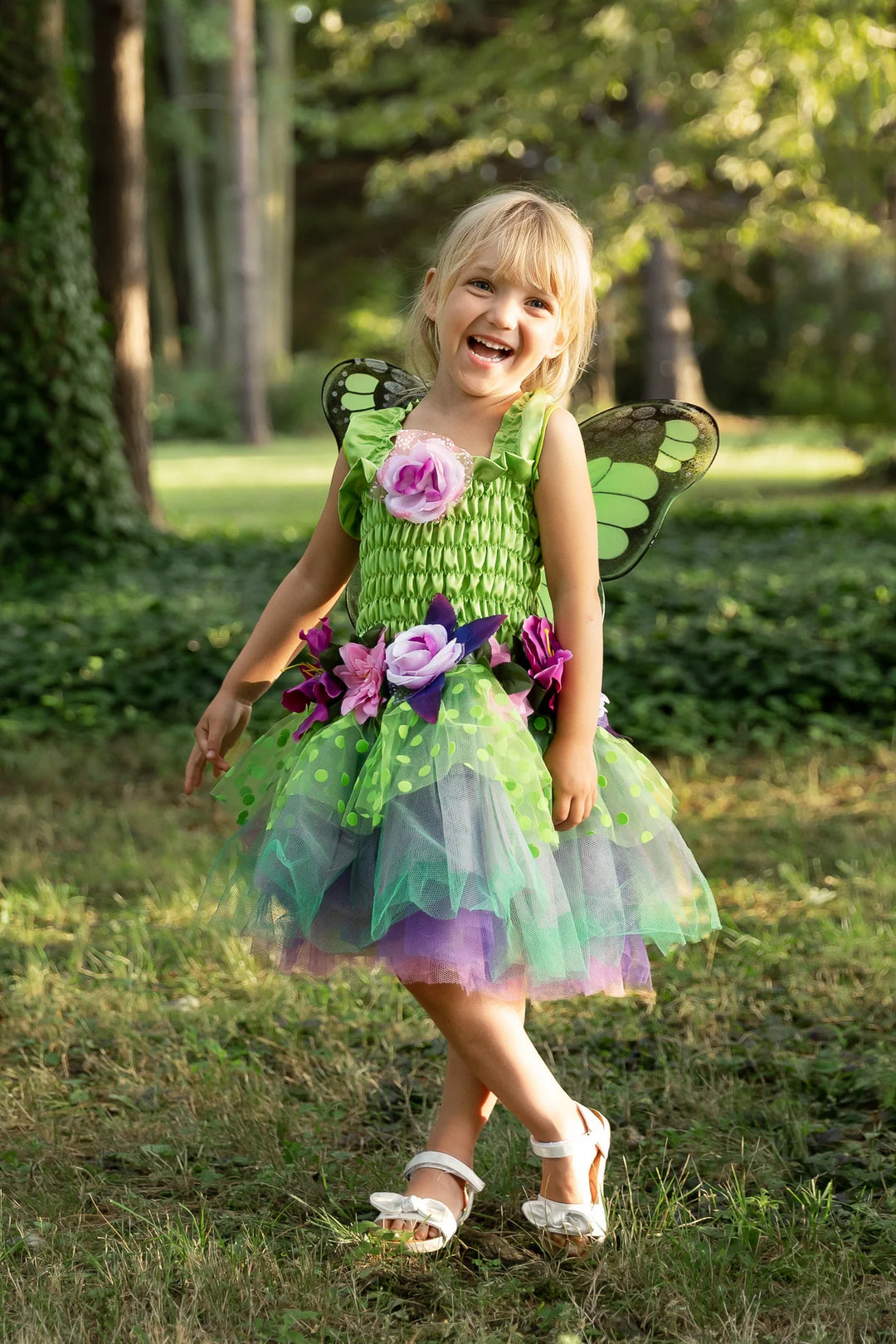 Great Pretenders Fairy Blooms Deluxe Dress &amp; Wings