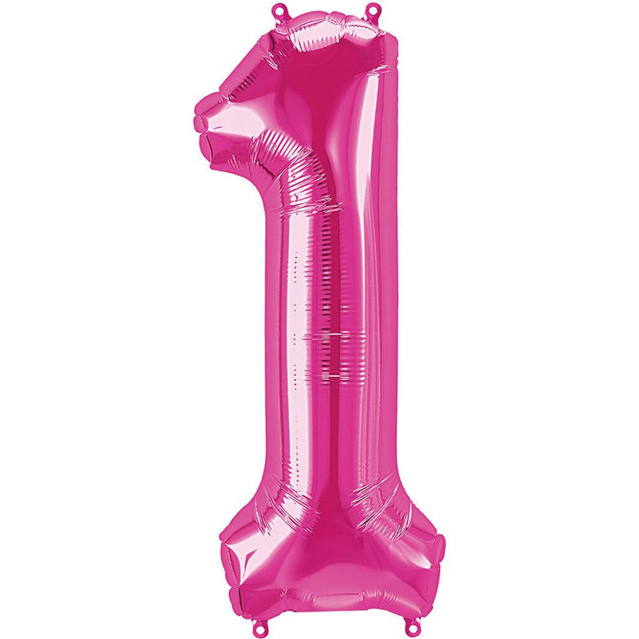 Number Balloons  34"- Pink
