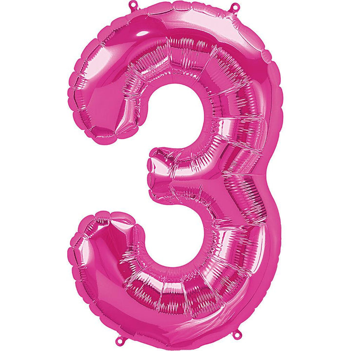 Number Balloons  34"- Pink