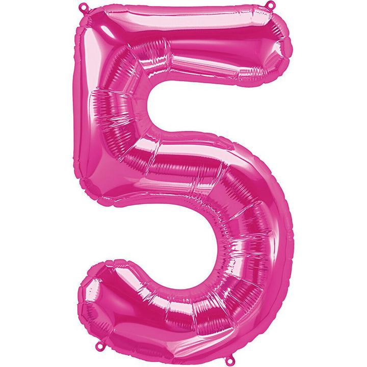 Number Balloons  34"- Pink